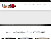 Tablet Screenshot of antennasradiosplus.com